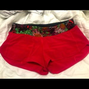 Size 8 Lululemon speed shorts 2.5” inseam